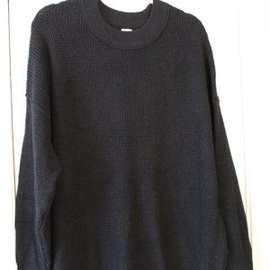 AERIE Black Women's Sweater-Medium